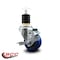 Service Caster 3'' Blue Poly Swivel 1-7/8'' Expanding Stem Caster with Brake SCC-EX20S314-PPUB-BLUE-TLB-178 - alternate 3